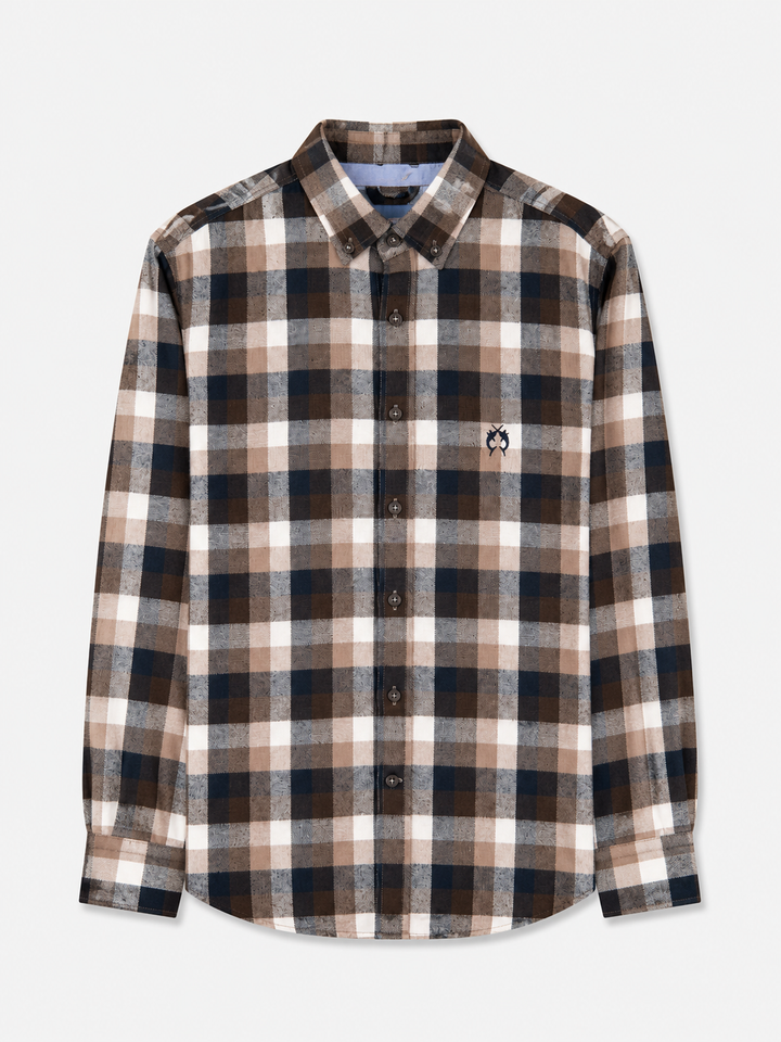 Męska koszula w kratę Modern Fit