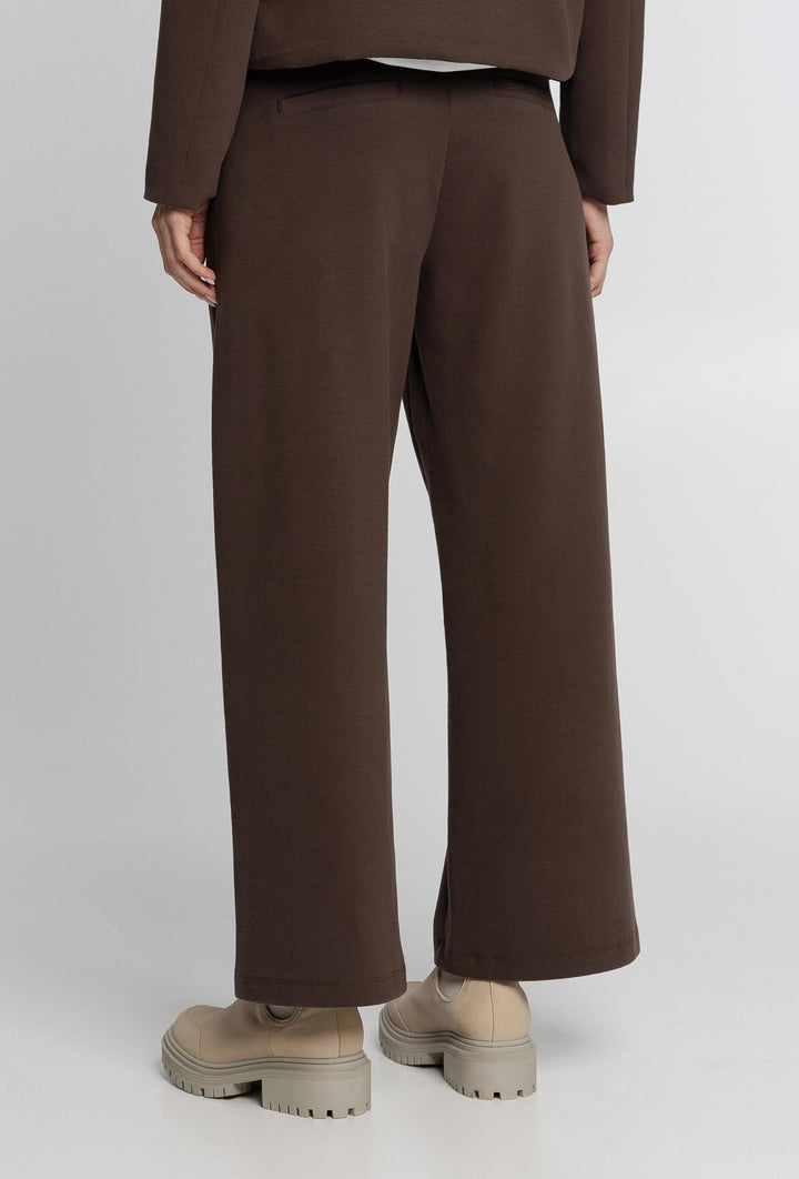 Campione Damen-Set mit Blazer und Hose in Schokoladenbraun