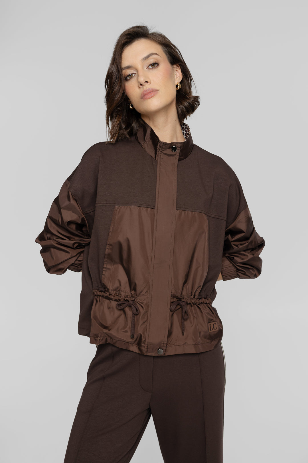 Campione Brown Jacket and Side-Stripe Trousers Co-ord