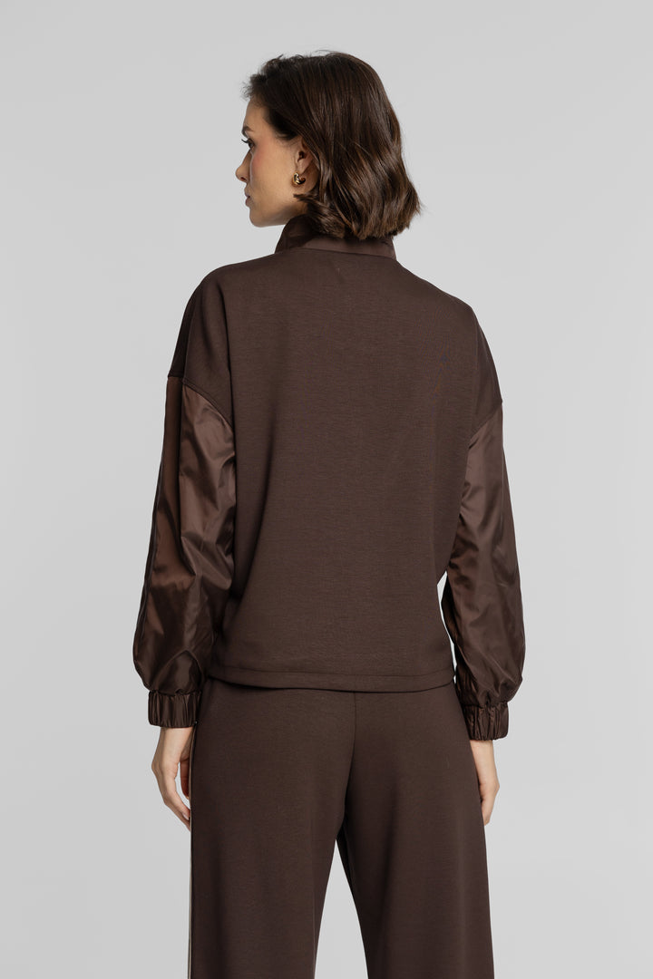 Campione Brown Jacket and Side-Stripe Trousers Co-ord