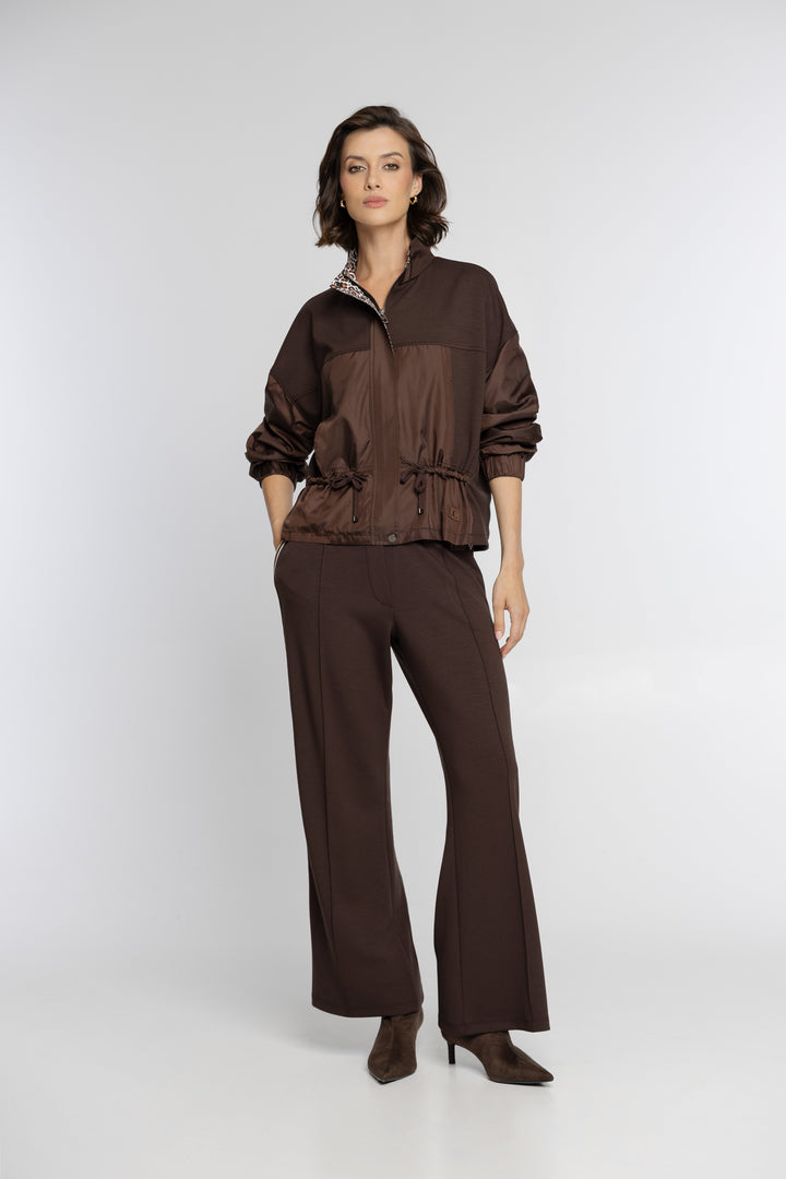 Campione Brown Jacket and Side-Stripe Trousers Co-ord