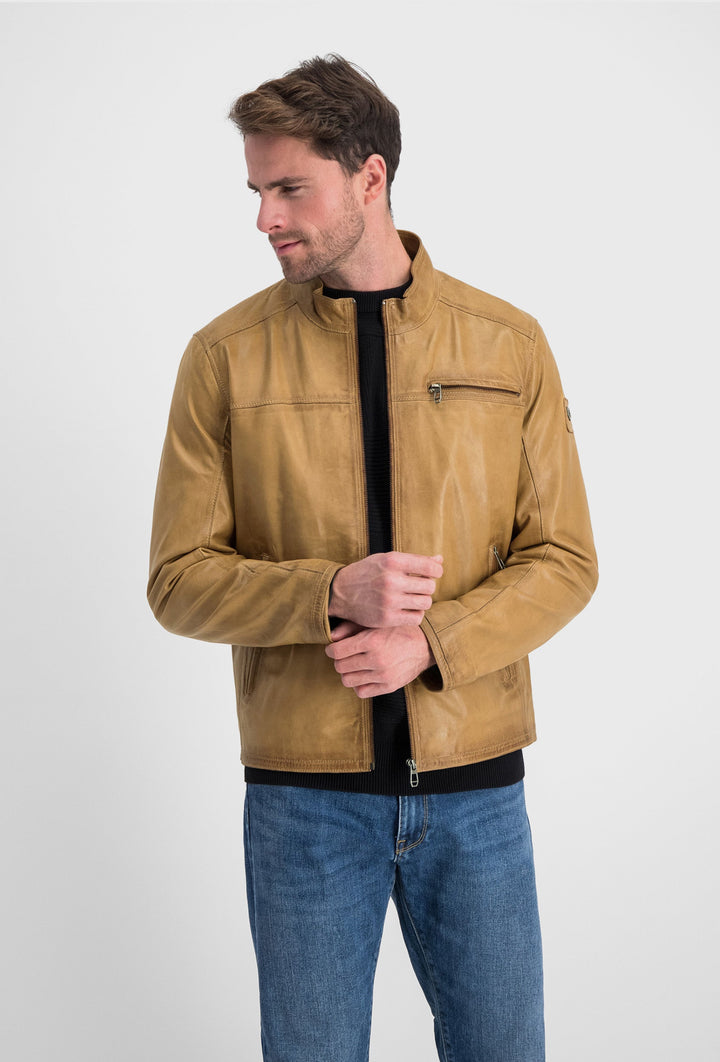 Caramel Leather Jacket