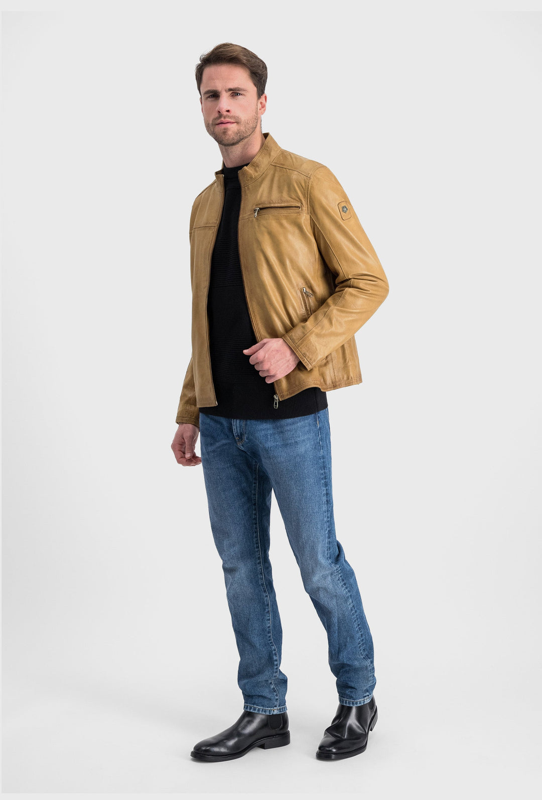 Caramel Leather Jacket