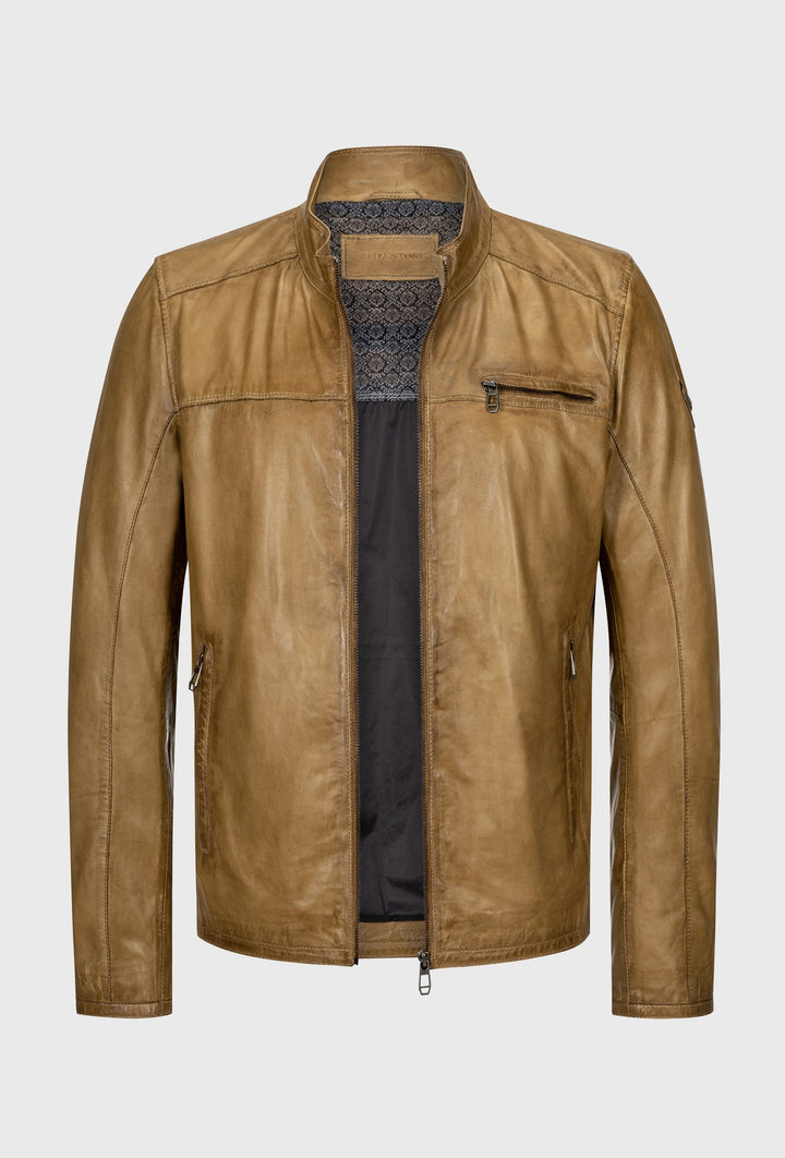 Caramel Leather Jacket