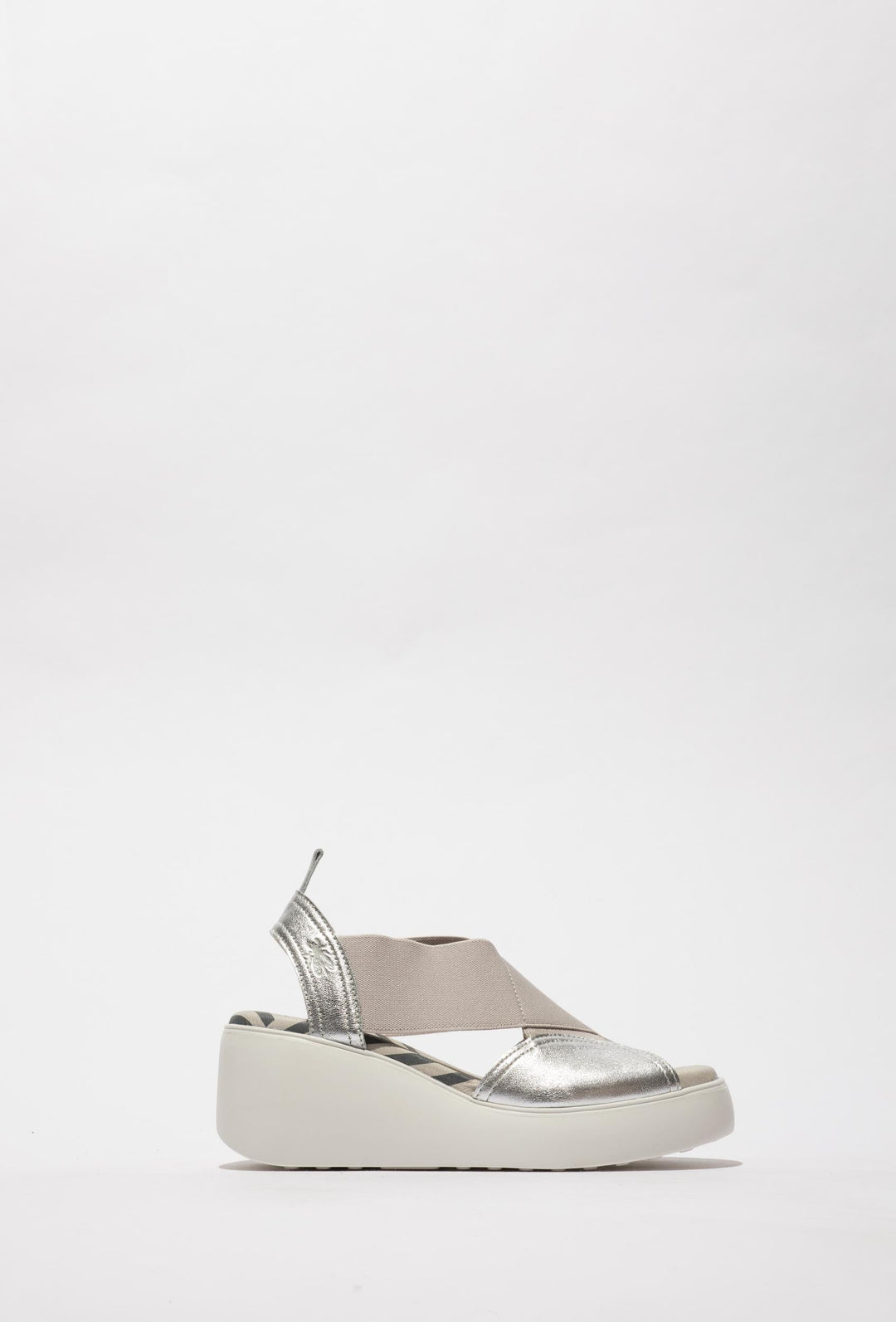 Elegante Damensandalen in Metallic