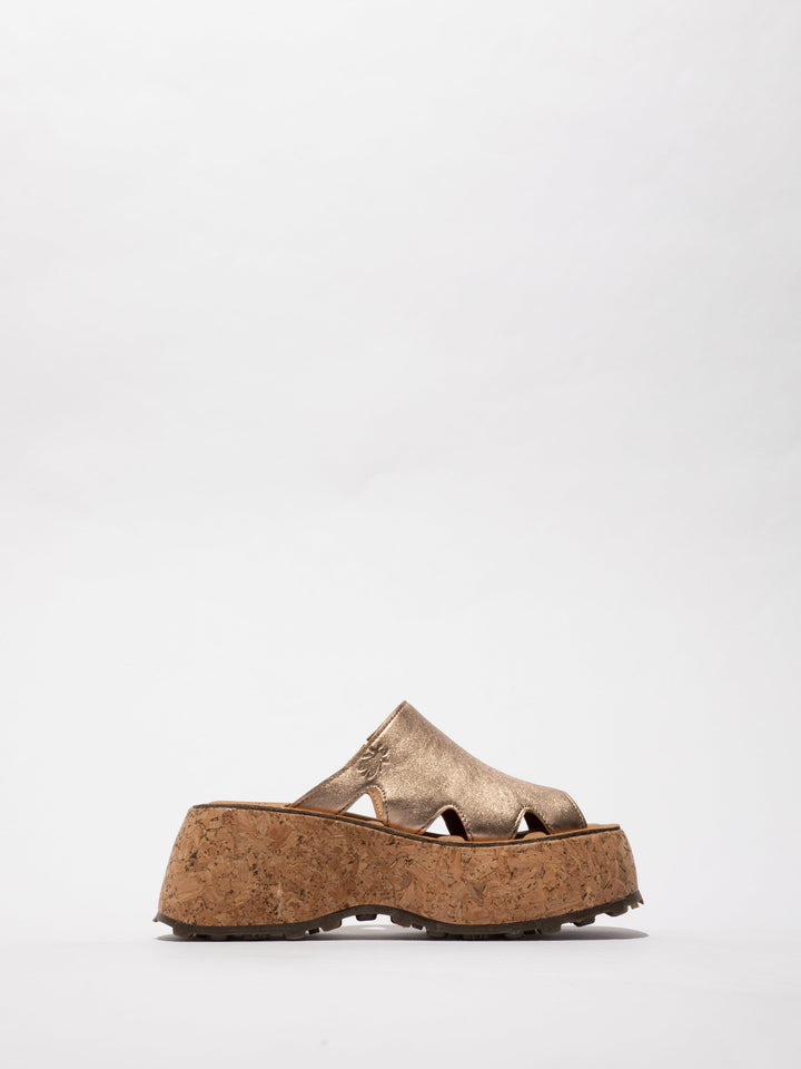 Closed Shoes on a Stylish Cork Sole