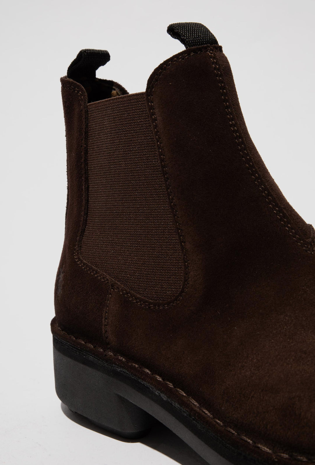 Chelsea Boots aus Wildleder in Schokobraun