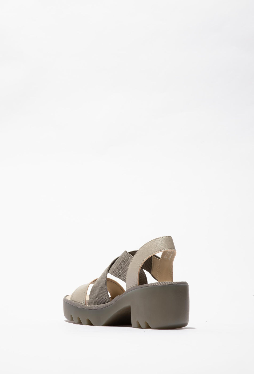 FLY London Sandals on a High Contoured Wedge