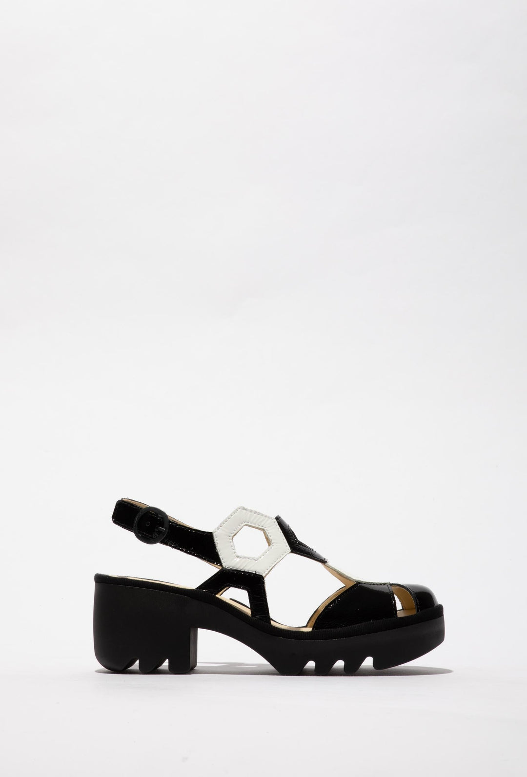 Unusual Sandals in Black and White