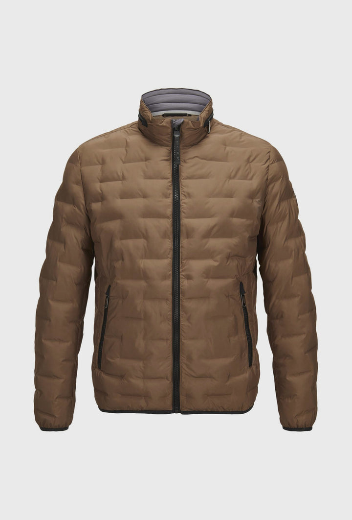 Leichte Steppjacke in Karamell