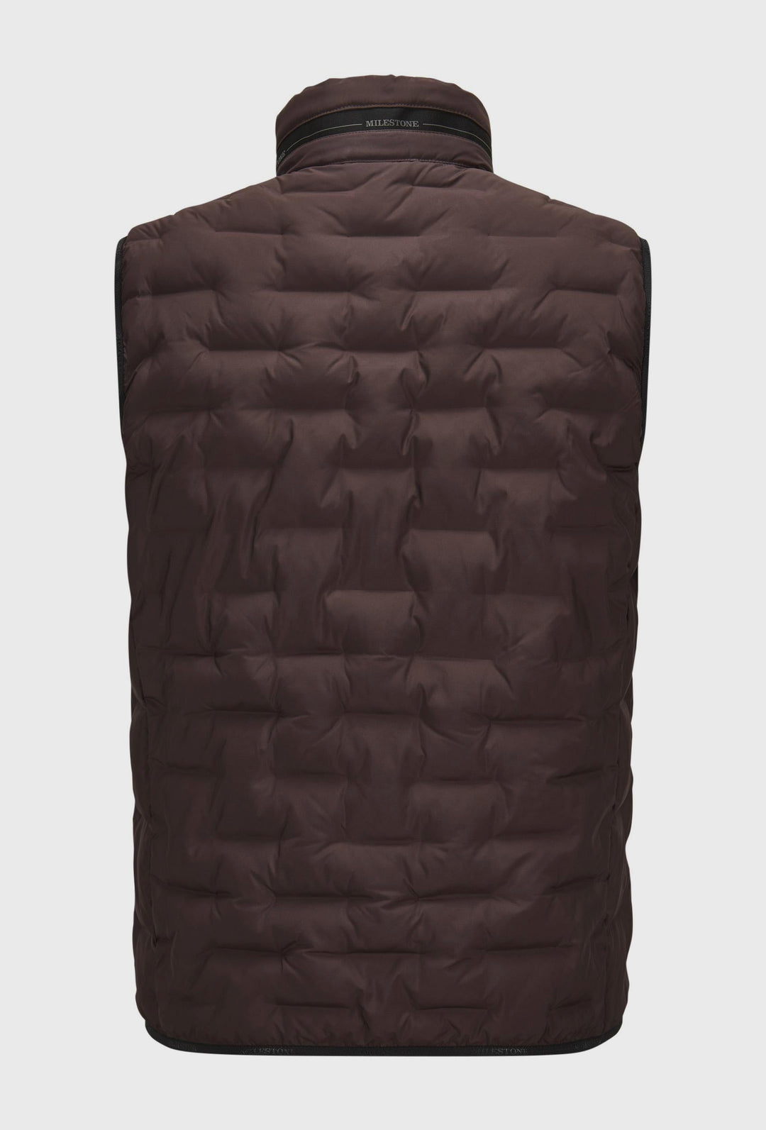 Quilted Gilet in Deep Burgundy
