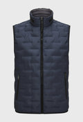 Men's Navy Quilted Gilet - Light and Insulated