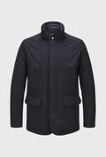 Navy Urban Jacket with a Detachable Quilted Layer