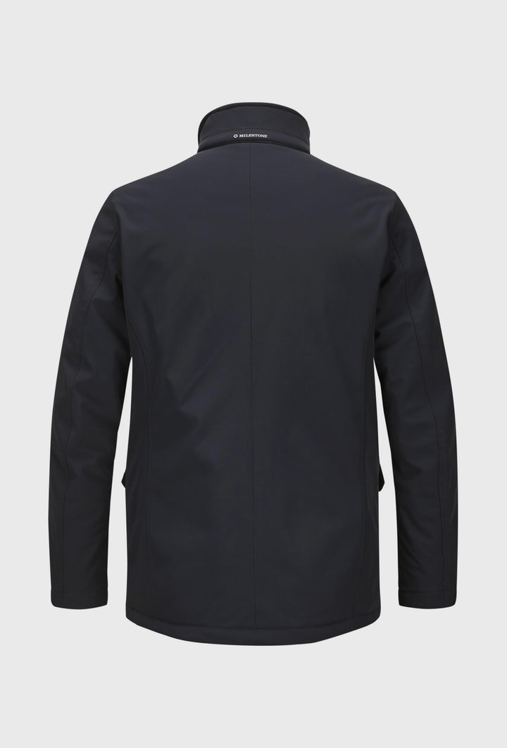 Navy Urban Jacket with a Detachable Quilted Layer