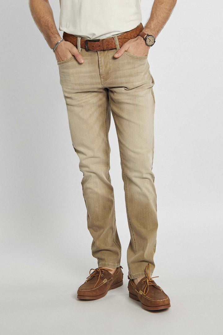 Pantalon long à 5 poches avec détails sur les poches