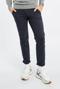 Primodi Men's Navy Chinos in an Elegant Skinny Fit